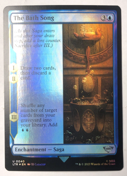 The Bath Song FOIL 40 the Lord of the Rings MTG Magic the Gathering NM - Image 1