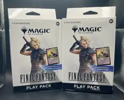 2x Magic the Gathering Final Fantasy Play Pack Box With Promo (3 Packs + Promo) - Image 1
