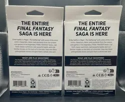 2x Magic the Gathering Final Fantasy Play Pack Box With Promo (3 Packs + Promo) - Image 2