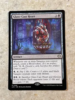 MTG NM Glass-Cast Heart [Lost Caverns of Ixalan Commander] - Image 1