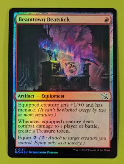 FOIL Beamtown Beatstick x1 March of the Machine 1x MTG Magic the Gathering - Image 1