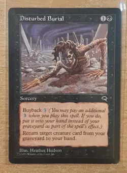 1997 MAGIC THE GATHERING TEMPEST DISTURBED BURIAL TD25 - Image 1
