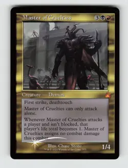 Master of Cruelties (Retro Frame)*Foil* RVR 373 NM - Image 1