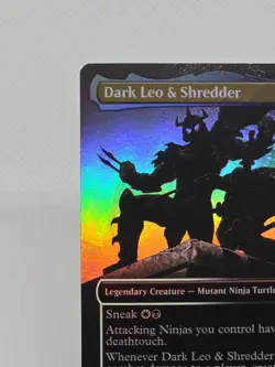 Dark Leo & Shredder (Borderless) Teenage Mutant Ninja Turtles Foil - Image 3