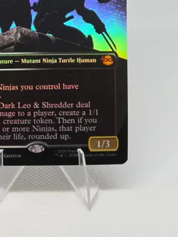Dark Leo & Shredder (Borderless) Teenage Mutant Ninja Turtles Foil - Image 5