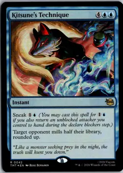 Kitsune's Technique R Teenage Mutant Ninja Turtles 42 NM Foil Magic - Image 1