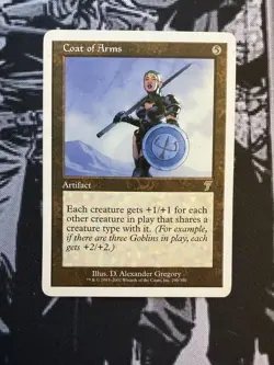 Coat of Arms - Rare 7th Edition (Set#: 290/350) Magic the Gathering MTG - Image 1