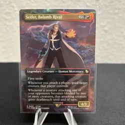 Seifer, Balamb Rival #451 Borderless Final Fantasy Rare MTG Scene NM - Image 1
