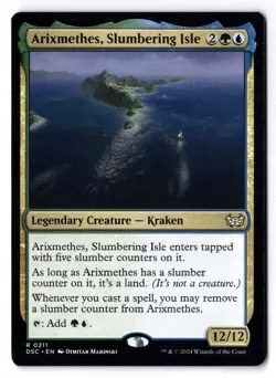 Arixmethes, Slumbering Isle NM* Duskmourn ENGLISH 0211 mtg -UnltdCards - Image 1