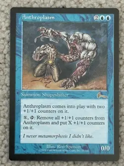 MTG Anthroplasm URZA'S Legacy NM BLUE RARE Magic the Gathering - Image 1