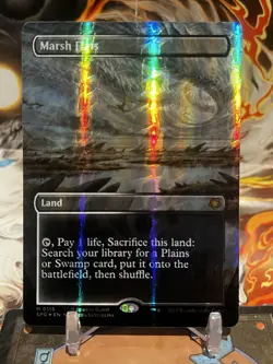 MTG | Marsh Flats (Borderless) (Special Guest) [TDM SPG] ✨Dragonscale FOIL✨ - Image 1