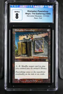 RISHADAN PAWNSHOP Mercadian Masques Foil Rare CGC 8 MTG [Nostalgium] - Image 1