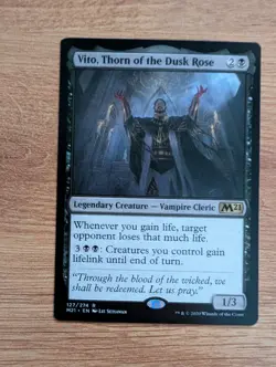 MTG Vito, Thorn of the Dusk Rose (NM) - M21 - MTG - Image 1