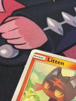 Pokemon EN KFC Stamped Promo Litten 182/SM-P Indonesian Exclusive NM-MT - Image 3