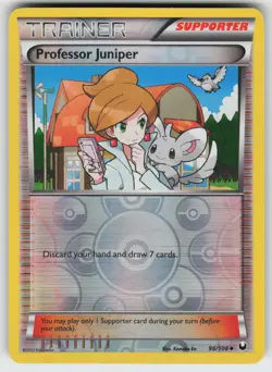 Professor Juniper Reverse Holo Uncommon Dark Explorers 98/108 Pokemon - Image 1