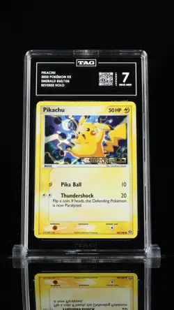 2005 Pikachu 60/106 Emerald Reverse Holo Stamped - TAG 7 - Image 1