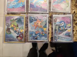 Pokemon TCG 30th anniversary first partner starters illustration set Full 9 - Image 2