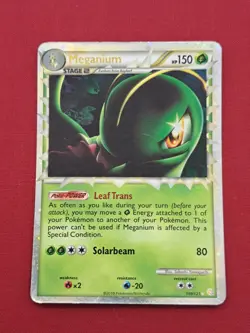Meganium 109/123 - HeartGold & SoulSilver - Holo Rare Prime - Pokemon TCG HP - Image 1