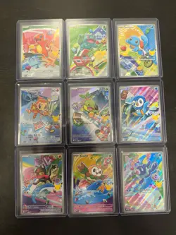Pokemon TCG First Partner Illustration Collection 2026 Promos FULL SET OF 9! - Image 1