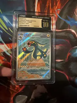 ⚡⚡ CGC 10 Pristine Elektross 119/086 AR Art Rare Black Bolt sv11B Pokemon Card - Image 1