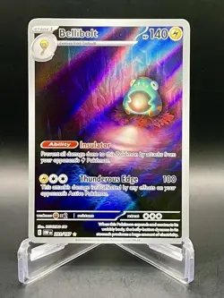 Bellibolt 201/197 Obsidian Flames Illustration Rare Full Art Holo Pokemon TCG NM - Image 1