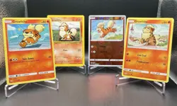 4x Growlithe Mixed Lot-28/102, 21/149, 21/214 & 12/68 Reverse Pokemon HoloMP-NM - Image 1