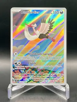 Bombirdier 219/198 SV1 Base Set Illustration Rare Full Art Holo Pokemon TCG NM/M - Image 1