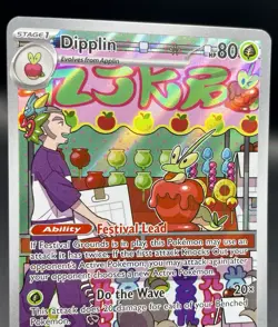 Dipplin 170/167 Twilight Masquerade Illustration Rare Full Art Pokemon TCG NM/M - Image 3