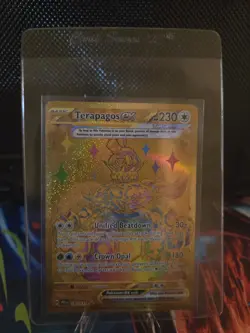 Pokemon Terapagos ex 180/131 Sv: Prismatic Evolutions Hyper Rare Holo 230 HP - Image 1
