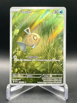 Feebas 198/191 Surging Sparks Illustration Rare Full Art Holo Pokemon TCG NM/M - Image 1