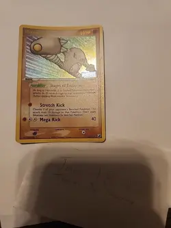2005 Pokemon EX Unseen Forces Hitmonlee Reverse Holo #25/115 - Image 1
