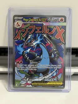 Mega Charizard X Ex 023 Me: Mega Evolution Promo Holo Pokemon TCG Dragon - Image 1