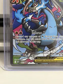 Mega Charizard X Ex 023 Me: Mega Evolution Promo Holo Pokemon TCG Dragon - Image 2