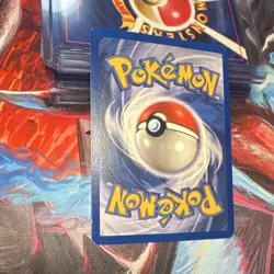 French Kabutops 9/62 Holo Fossil Pokemon Card LP –Light Top Right Crease Vintage - Image 3