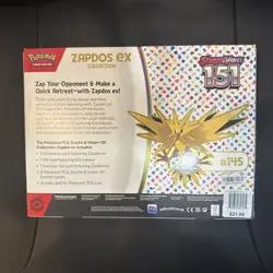 Pokemon TCG Scarlet & Violet 151 Zapdos Ex Collection | BRAND NEW SEALED - Image 2