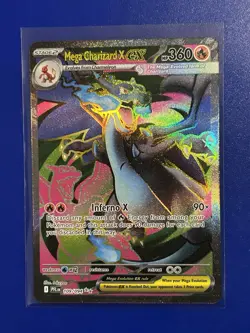 Pokemon TCG Mega Charizard Ex 109/094 Full Art Near Mint English Card Phantasmal - Image 1