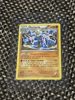 Machamp 49/101 Pokemon Plasma Blast Black & White Cosmos Holo Rare LP-NM Promo! - Image 1