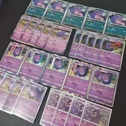 28*Lot Pokemon TCG Simplified Chinese 6 different forms of Gengar #22 KB72 - Image 2