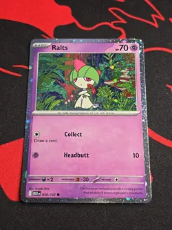 RALTS 058/132 Mega Evolutions Cosmos Holo Promo Pokemon TCG - Image 1