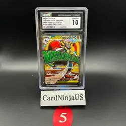 CGC 10 GEM MINT Mega Lucario ex MA 228/193 MEGA Dream ex M2a Pokemon Card 5 - Image 1