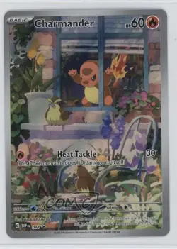 Full Art Charmander Illustration Pokemon Scarlet & Violet Black Star Promo #044 - Image 1