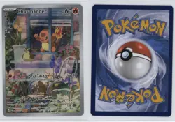 Full Art Charmander Illustration Pokemon Scarlet & Violet Black Star Promo #044 - Image 3