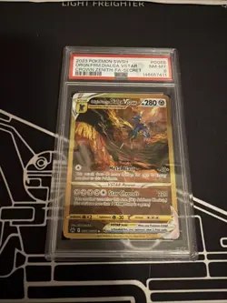Pokemon Origin Forme Dialga VSTAR Crown Zenith Secret Rare Holo GG68 PSA 8 - Image 1