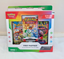 Pokemon TCG First Partner Illustration Collection Series 1 Box New Sealed - Image 1