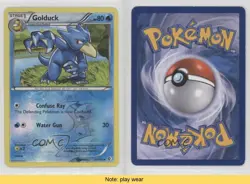 Golduck Reverse Foil Pokemon Black & White Boundaries Crossed #34 READ u3f - Image 3