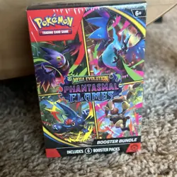 Pokemon Mega Evolution Phantasmal Flames Booster Bundle Box - Image 1
