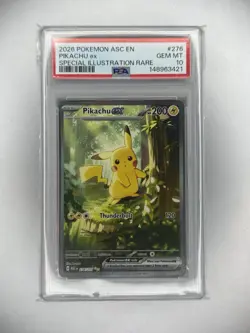2026 Pokemon Mega Evolution Ascended Heroes Pikachu ex PSA 10 #276/217 - Image 1