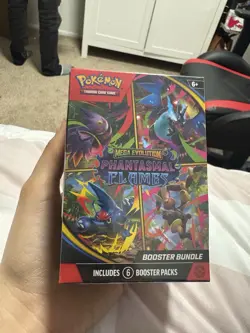 Pokemon TCG Mega Evolution Phantasmal Flames Booster Bundles New Sealed 6 Packs - Image 1