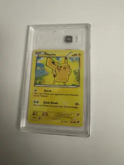 Pikachu 42/146 Cosmos Holo Lego Movie Exclusive 2014 Pokemon XY Graded AGS 9 MT - Image 5