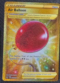 AIR BALLOON 213/202 SECRET RARE SWORD & SHIELD POKEMON NM - Image 1